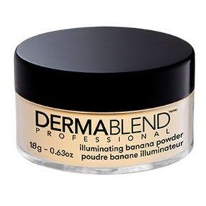 NIB ✅DERMABLEND #ILLUMINATING BANANA Loose Setting Powder 1oz ✨ BNIB